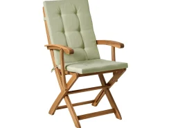 Set da pranzo da giardino 8 posti MAUI PREMIUM Legno d'acacia Verde chiaro