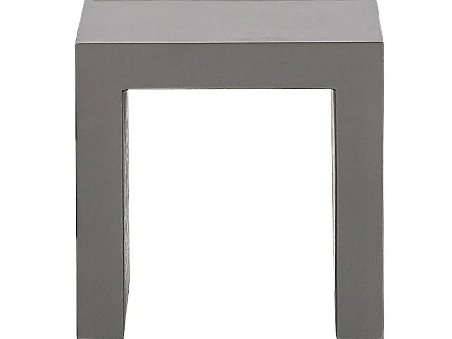 Set da pranzo da giardino con panche e sgabelli 6 posti TARANTO Cemento Grigio