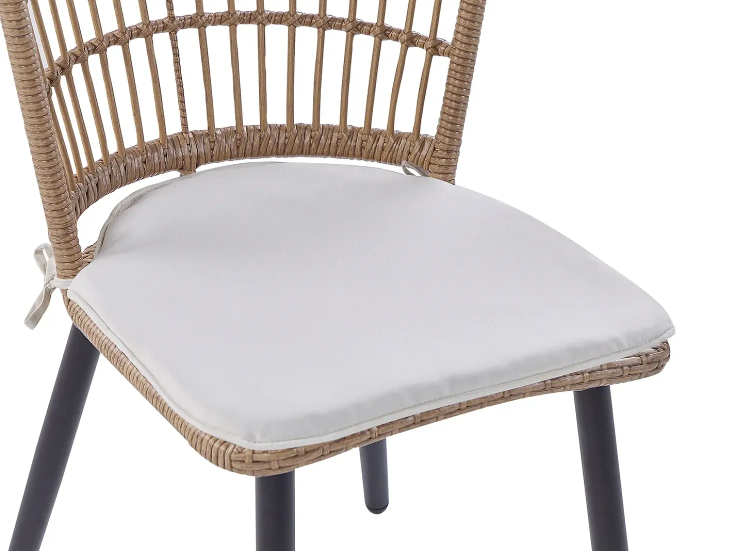Set da pranzo da giardino 6 posti ALIANO II con cuscini Rattan sintetico (PE) Beige