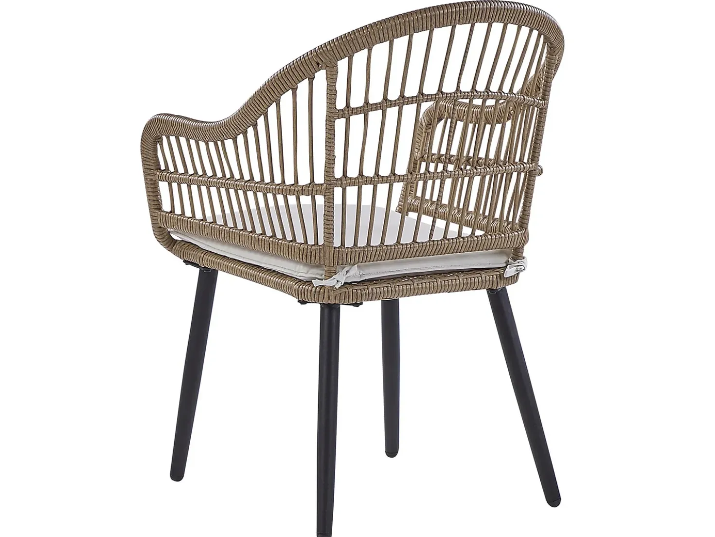 Set da pranzo da giardino 6 posti ALIANO II con cuscini Rattan sintetico (PE) Beige