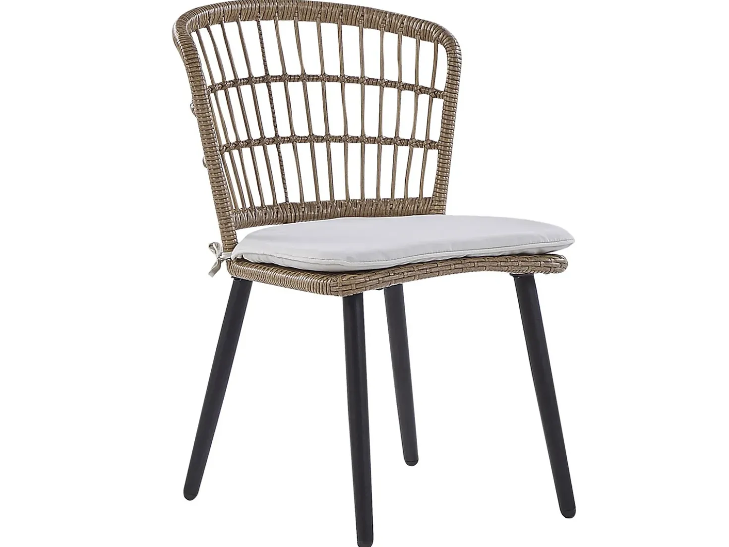 Set da pranzo da giardino 6 posti ALIANO II con cuscini Rattan sintetico (PE) Beige
