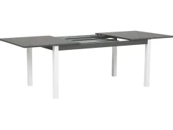 Set da pranzo da giardino 6 posti PANCOLE con cuscini Metallo Grigio