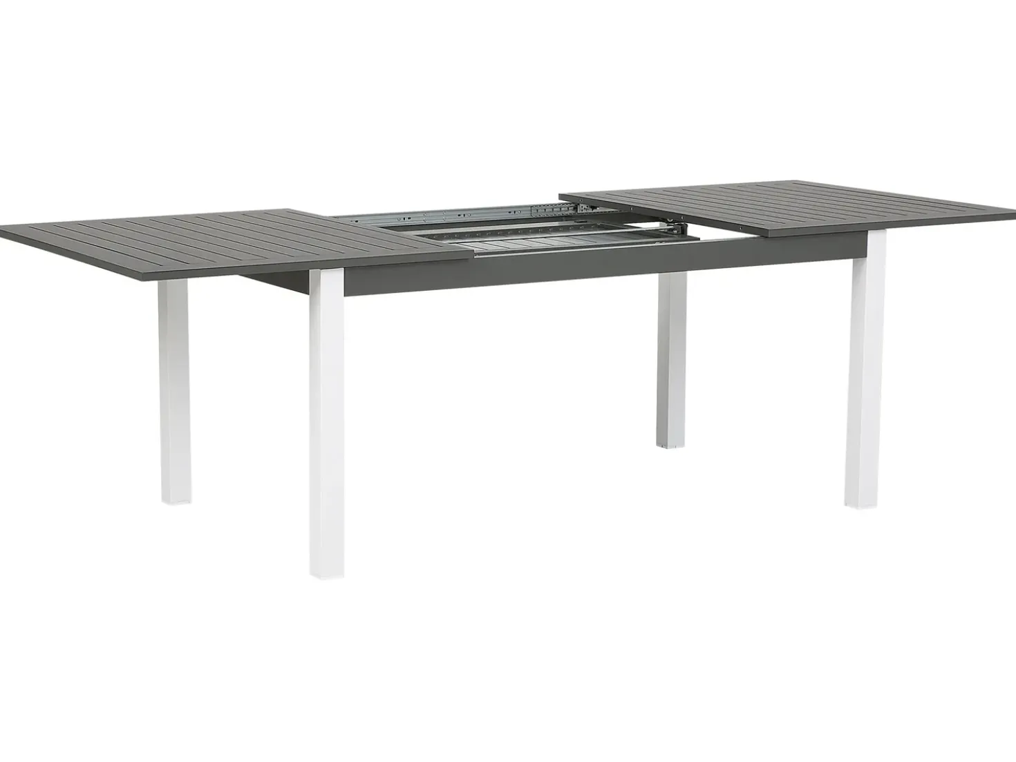 Set da pranzo da giardino 6 posti PANCOLE con cuscini Metallo Grigio