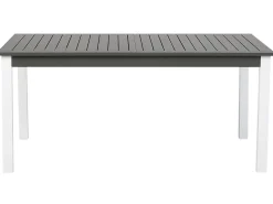 Set da pranzo da giardino 6 posti PANCOLE con cuscini Metallo Grigio