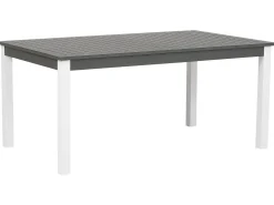 Set da pranzo da giardino 6 posti PANCOLE con cuscini Metallo Grigio
