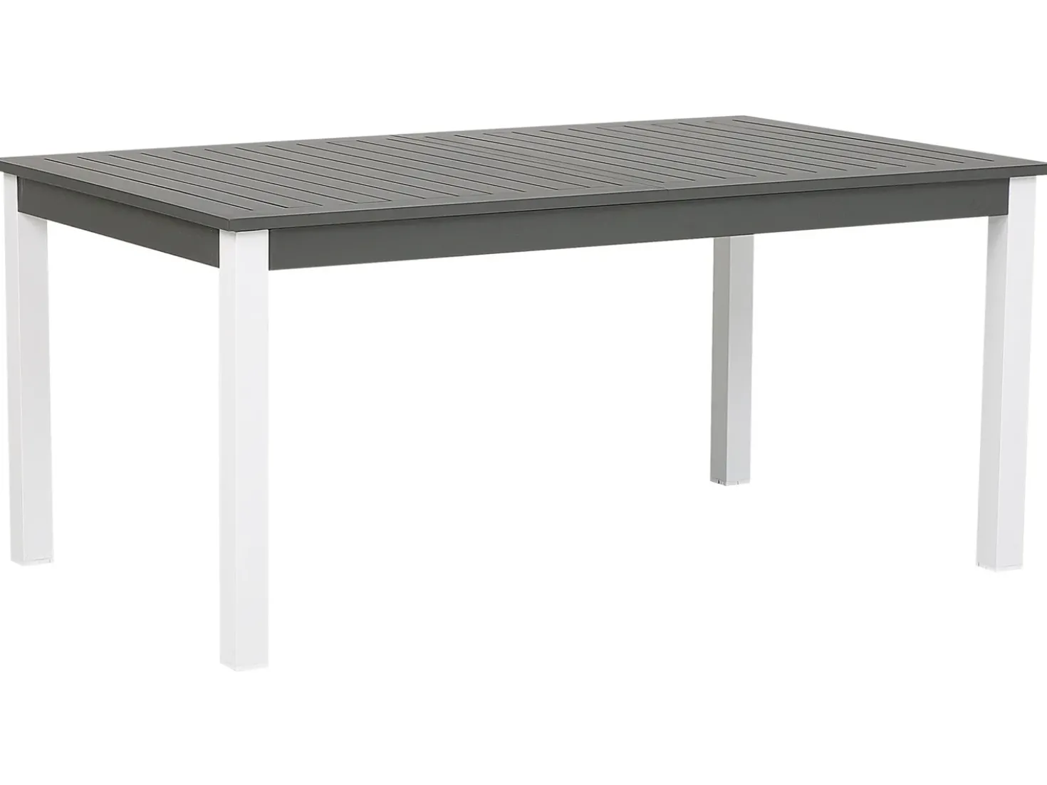Set da pranzo da giardino 6 posti PANCOLE con cuscini Metallo Grigio