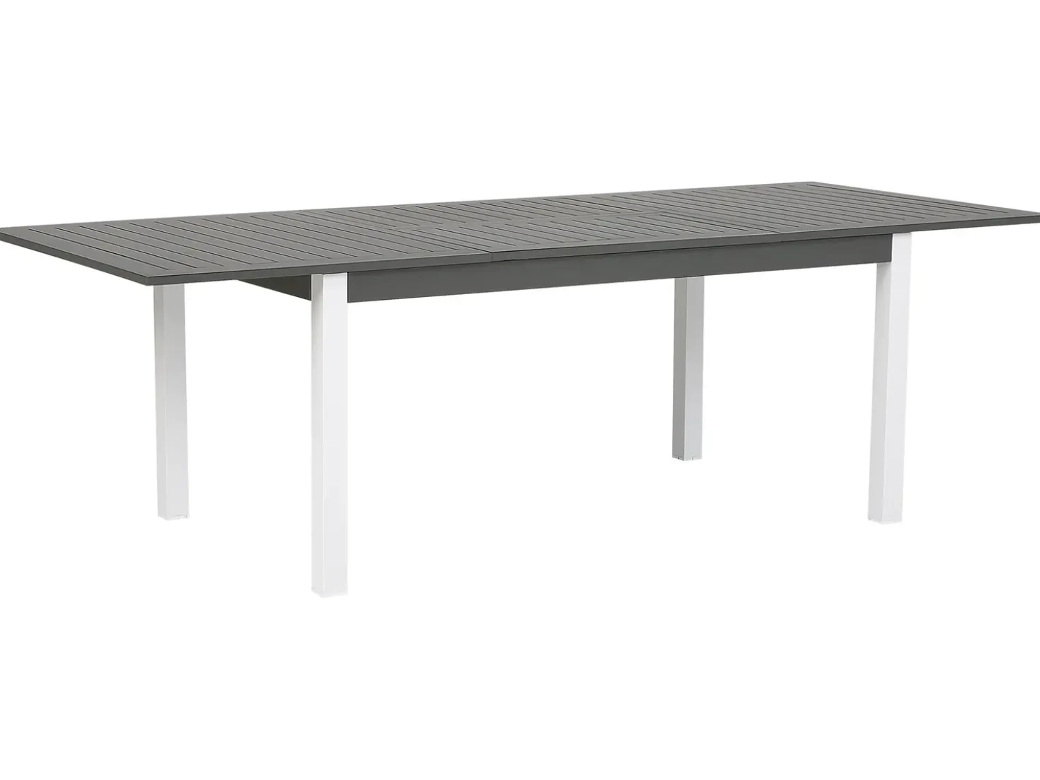 Set da pranzo da giardino 6 posti PANCOLE con cuscini Metallo Grigio