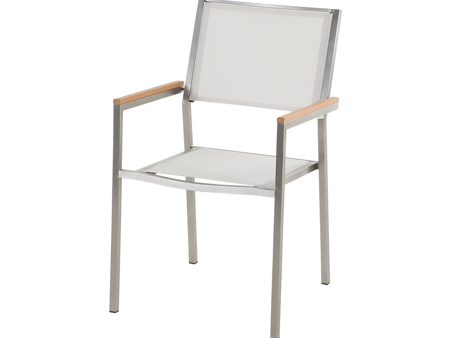 Set da pranzo da giardino 6 posti GROSSETO Piastra tripla Granito Lucido Nero/Bianco