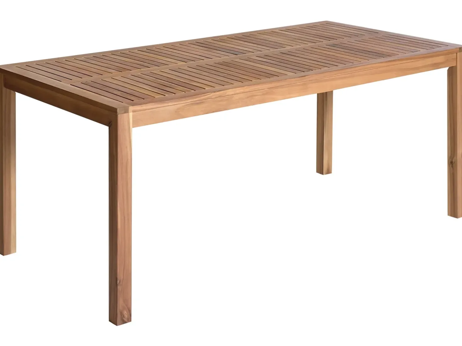 Set da pranzo da giardino 8 posti OMBRIANO Legno di acacia certificato Marrone chiaro