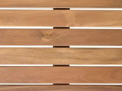 Set da pranzo da giardino 8 posti OMBRIANO Legno di acacia certificato Marrone chiaro