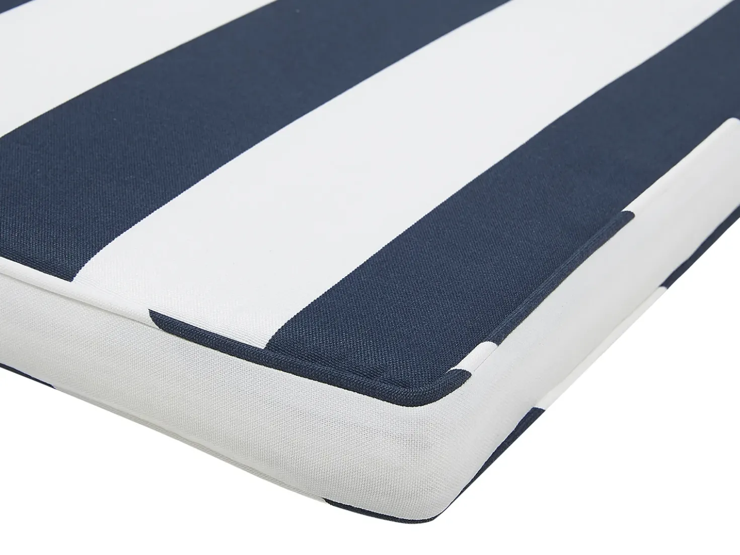 Set da pranzo da giardino 8 posti SASSARI II con cuscini Legno di acacia certificato Blu marino