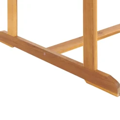 Set da pranzo da giardino 8 posti MAUI II con cuscini Legno d'acacia Rosso scuro