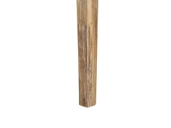 Set da pranzo da giardino 4 posti ORISTANO con cuscini Cemento Beige