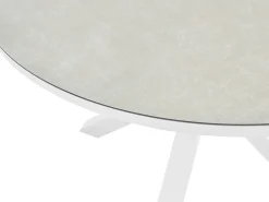Set da pranzo da giardino 4 posti MALETTO/BUSSETO Metallo Grigio