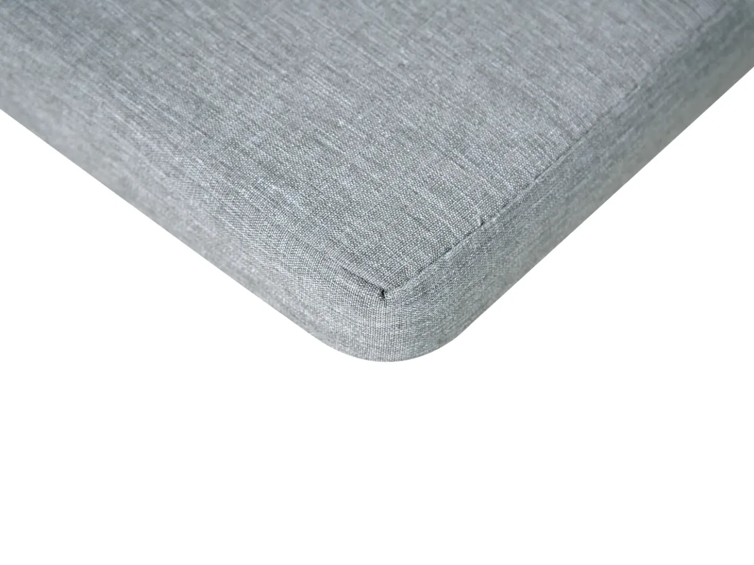 Set da pranzo da giardino 8 posti SASSARI PREMIUM con cuscini Legno di acacia certificato Grigio melange