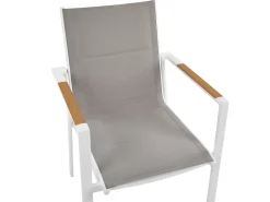 Set da pranzo da giardino 8 posti VALCANETTO/BUSSETO Metallo Grigio