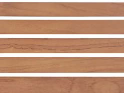 Set da pranzo da giardino 6 posti VIAREGGIO Legno di teak certificato Marrone