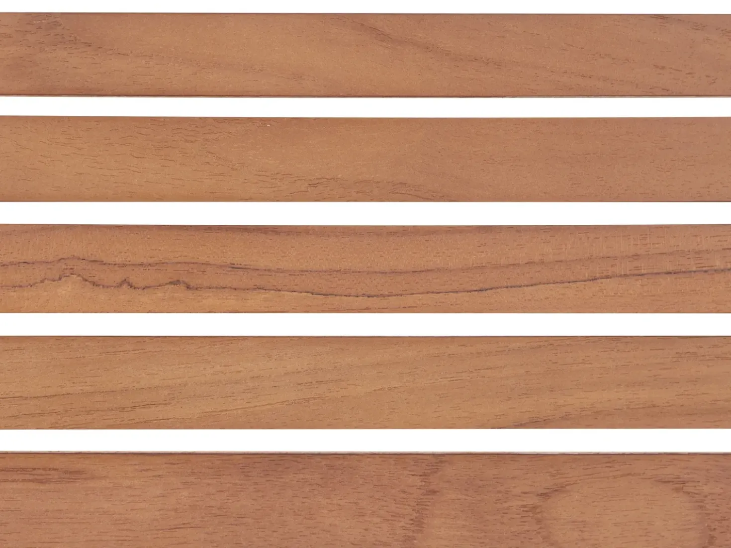 Set da pranzo da giardino 6 posti VIAREGGIO Legno di teak certificato Marrone