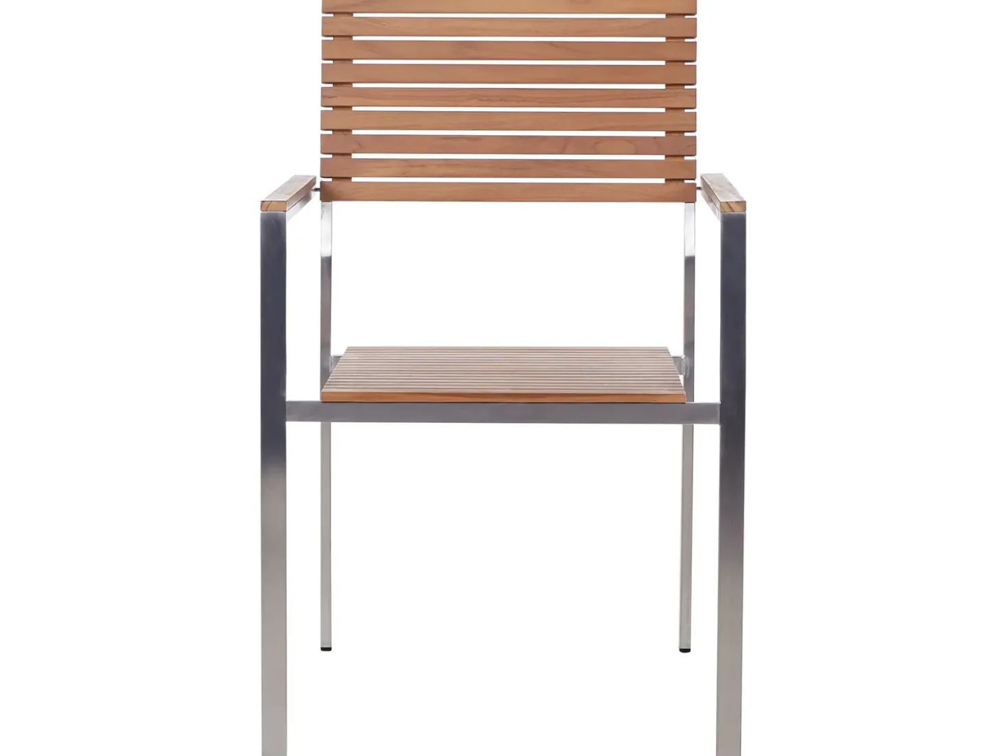 Set da pranzo da giardino 6 posti VIAREGGIO Legno di teak certificato Marrone