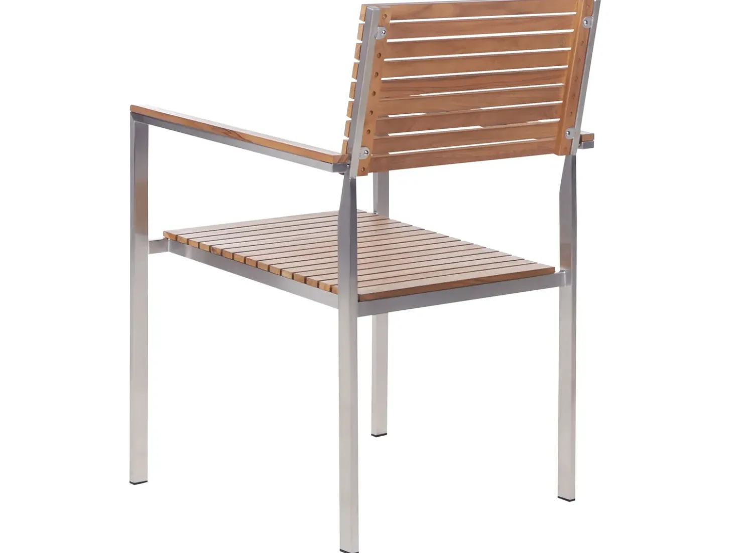 Set da pranzo da giardino 6 posti VIAREGGIO Legno di teak certificato Marrone