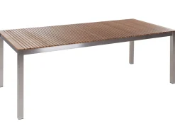 Set da pranzo da giardino 6 posti VIAREGGIO Legno di teak certificato Marrone