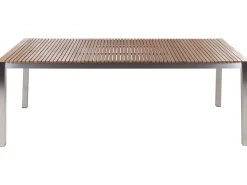 Set da pranzo da giardino 6 posti VIAREGGIO Legno di teak certificato Marrone