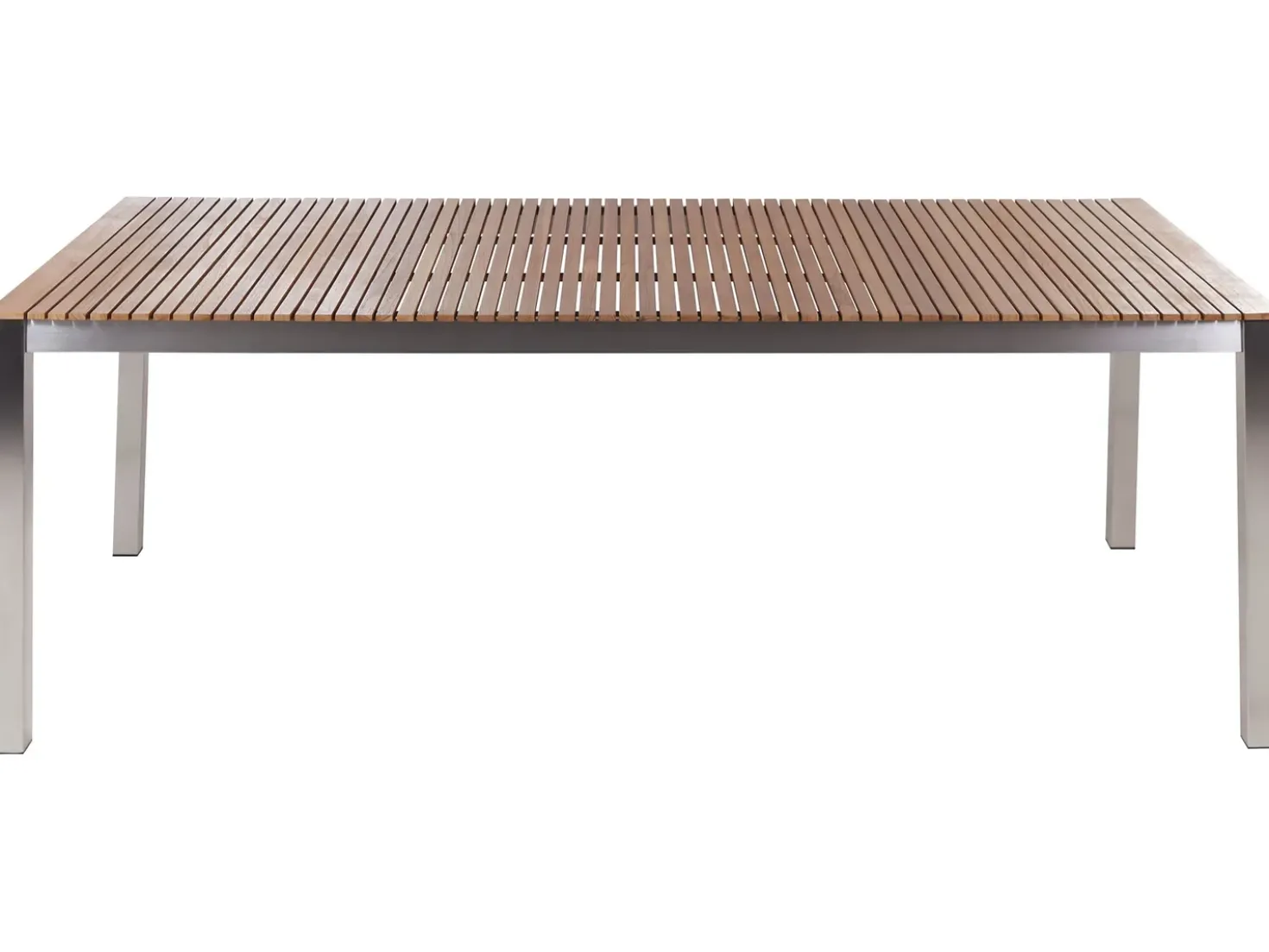 Set da pranzo da giardino 6 posti VIAREGGIO Legno di teak certificato Marrone
