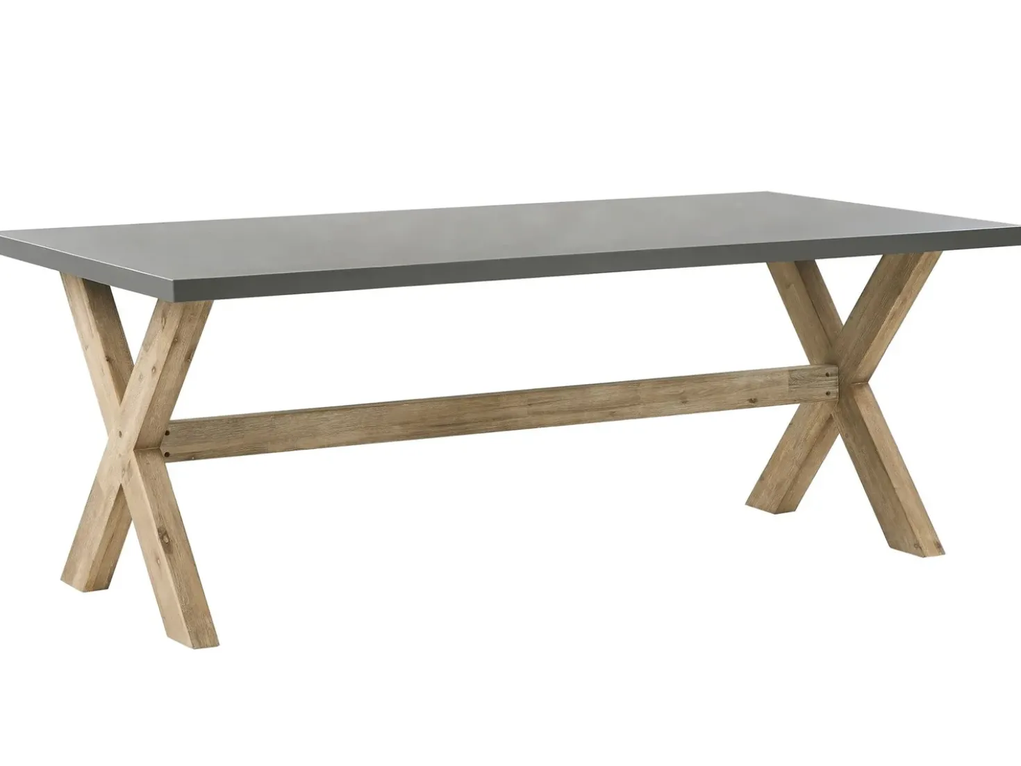 Set da pranzo da giardino 6 posti OLBIA con cuscini Beige