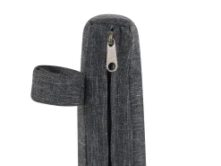 Set da pranzo da giardino 4 posti CAVOLI con cuscini Metallo Grigio
