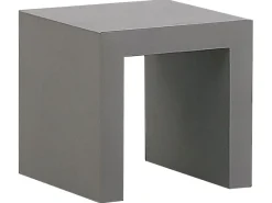 Set da pranzo da giardino con panche e sgabelli 6 posti TARANTO Cemento Grigio