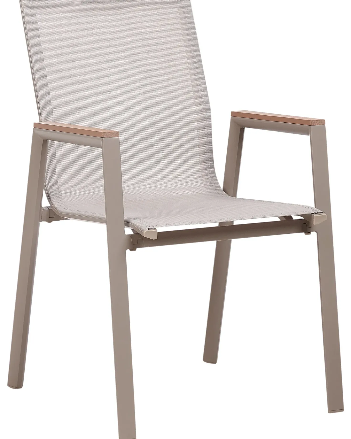 Set da pranzo da giardino 4 posti TIANO Metallo Grigio