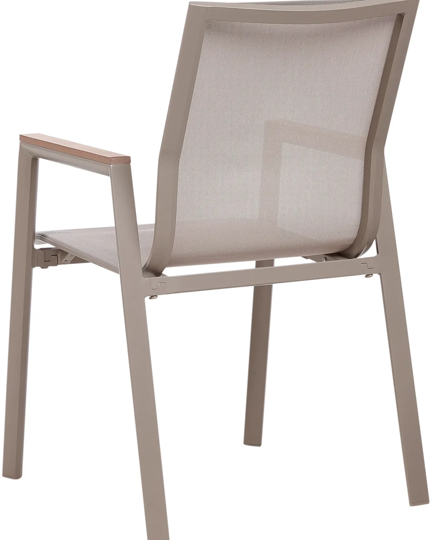 Set da pranzo da giardino 4 posti TIANO Metallo Grigio
