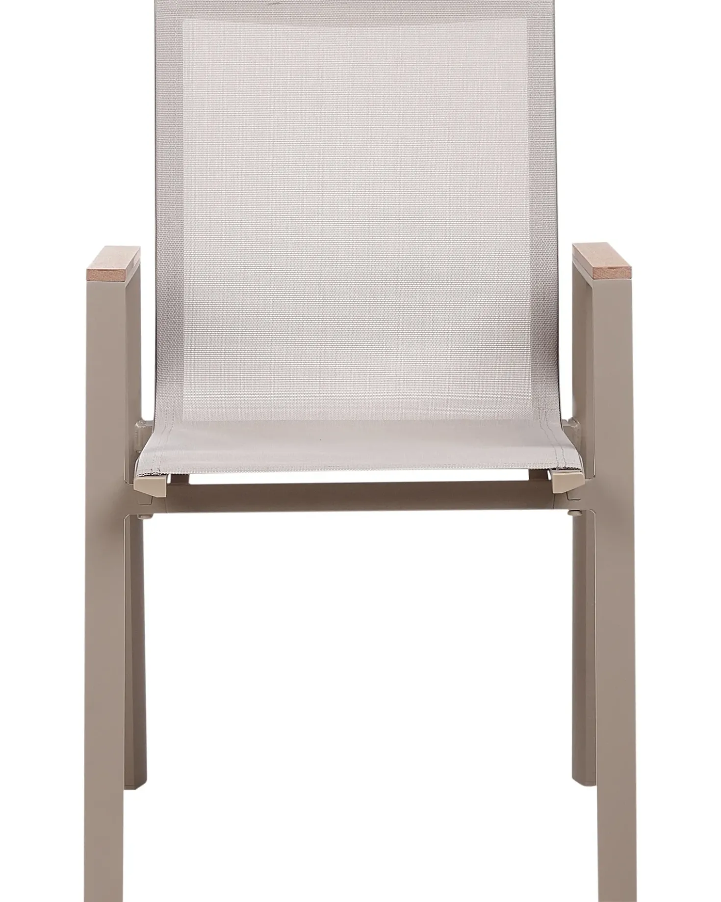 Set da pranzo da giardino 4 posti TIANO Metallo Grigio