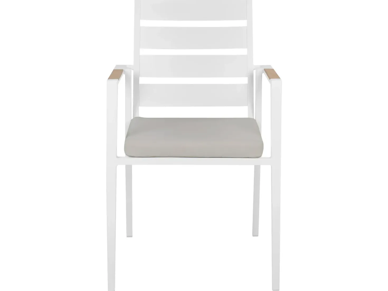 Set da pranzo da giardino 8 posti VALCANETTO/TAVIANO con cuscini Metallo Grigio