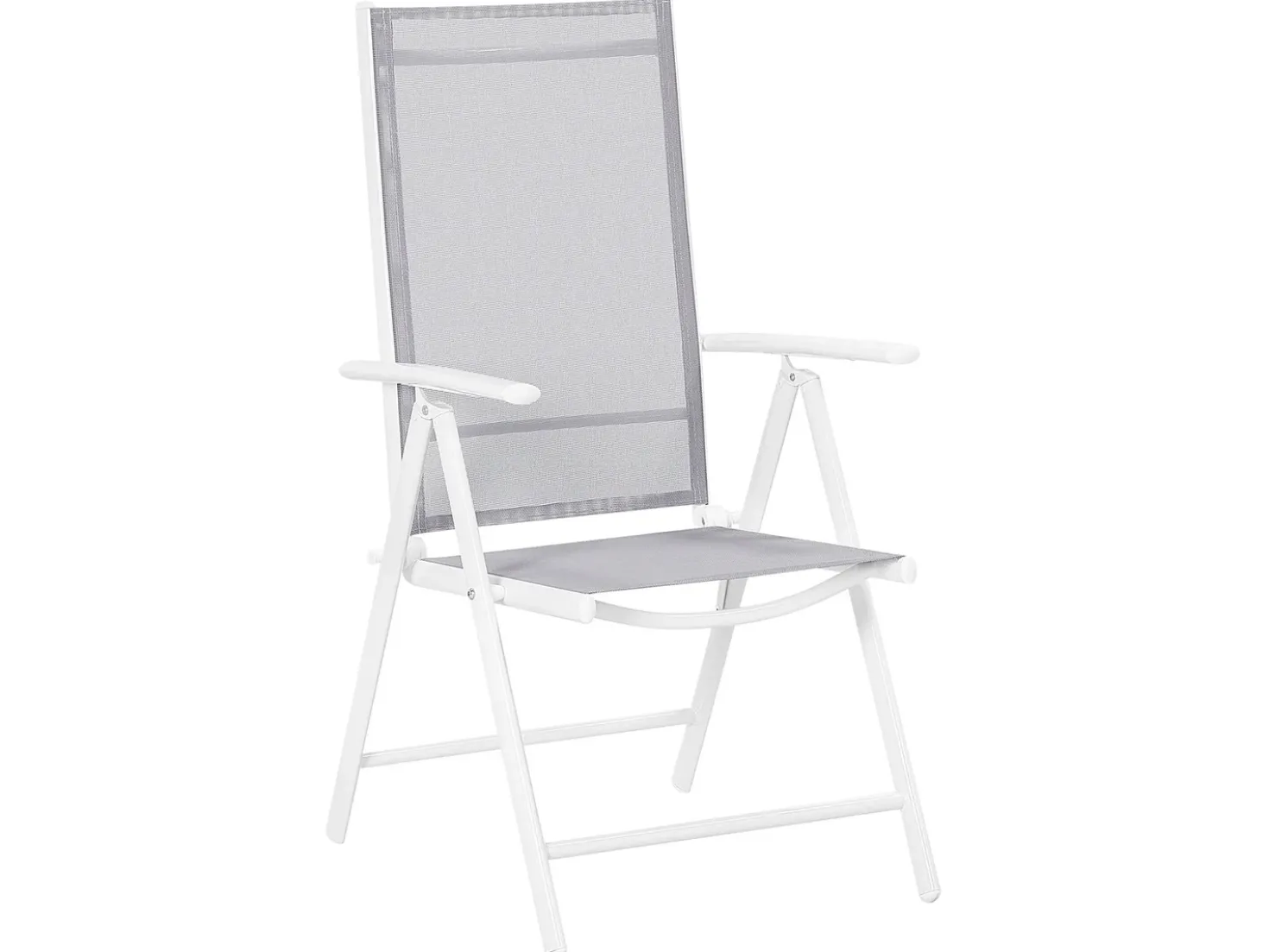 Set da pranzo da giardino 6 posti CATANIA Metallo Grigio