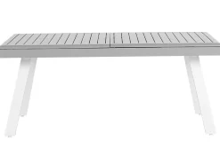 Set da pranzo da giardino 6 posti PERETA Metallo Grigio