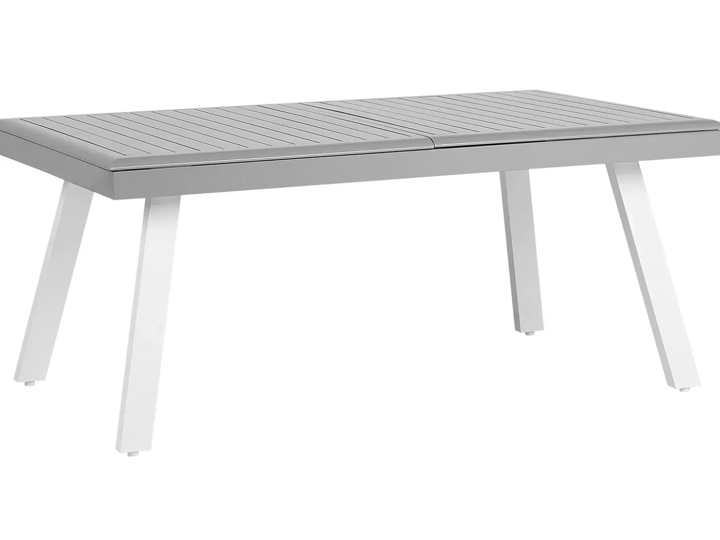 Set da pranzo da giardino 6 posti PERETA Metallo Grigio