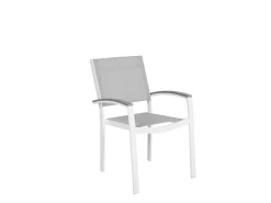 Set da pranzo da giardino 6 posti PERETA Metallo Grigio