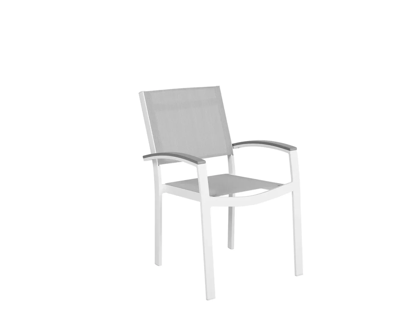 Set da pranzo da giardino 6 posti PERETA Metallo Grigio