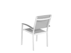 Set da pranzo da giardino 6 posti PERETA Metallo Grigio