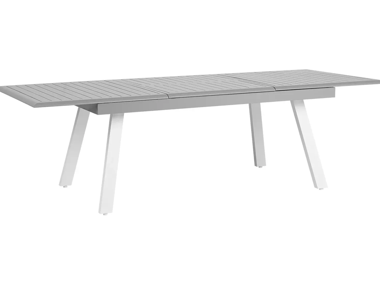 Set da pranzo da giardino 6 posti PERETA Metallo Grigio