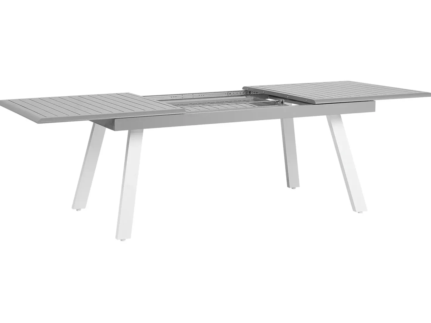 Set da pranzo da giardino 6 posti PERETA Metallo Grigio