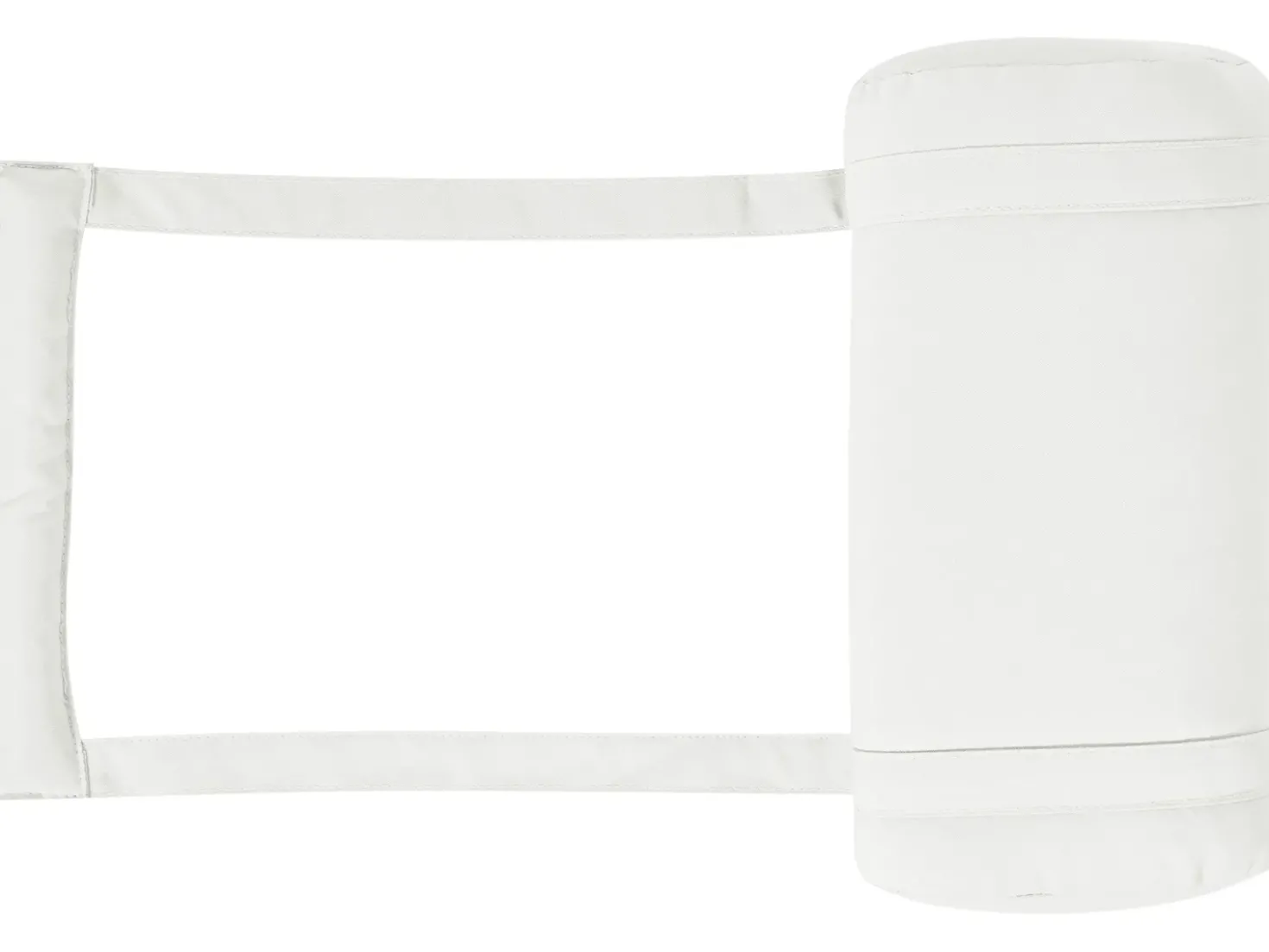 Set da pranzo da giardino 6 posti AMANTEA PREMIUM Legno d'acacia Bianco sporco