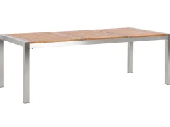 Set da pranzo da giardino 8 posti GROSSETO Legno d'eucalipto Marrone/Beige