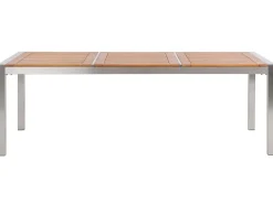Set da pranzo da giardino 8 posti GROSSETO Legno d'eucalipto Marrone/Beige