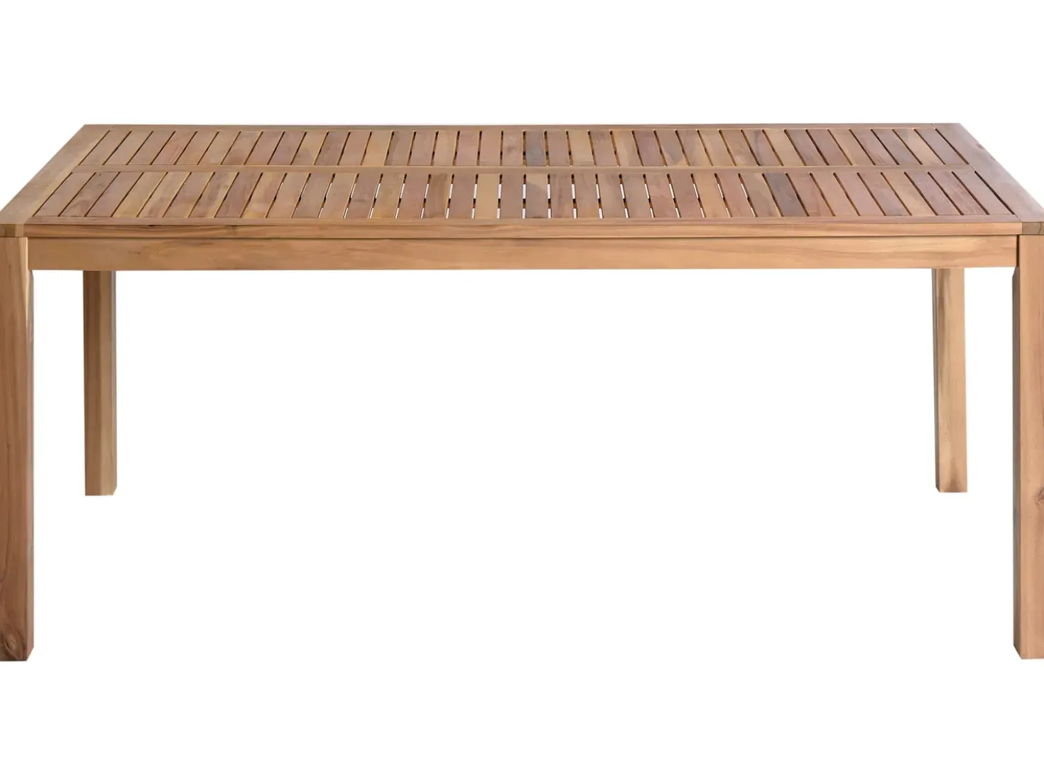 Set da pranzo da giardino 4 posti OMBRIANO Legno di acacia certificato Marrone chiaro