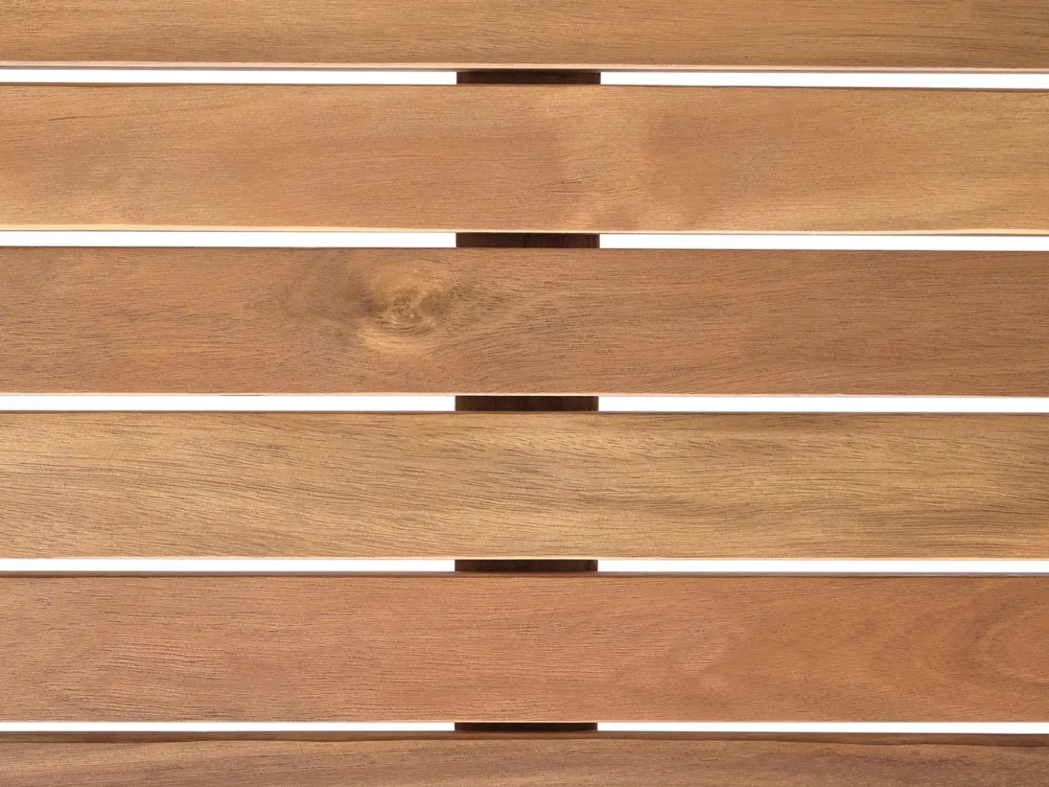 Set da pranzo da giardino 4 posti OMBRIANO Legno di acacia certificato Marrone chiaro
