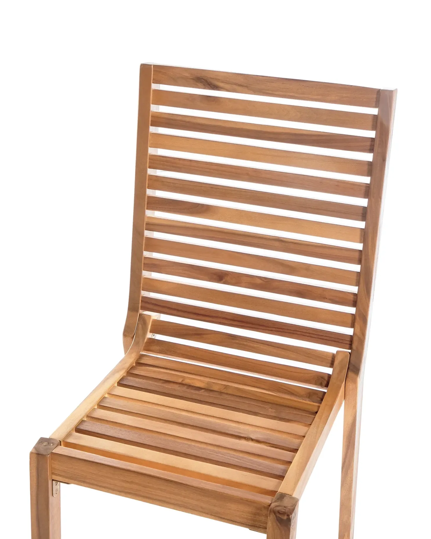 Set da pranzo da giardino 4 posti OMBRIANO Legno di acacia certificato Marrone chiaro