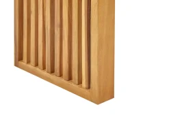 Set da pranzo da giardino con panche 4 posti BELLANO Legno d'acacia Marrone