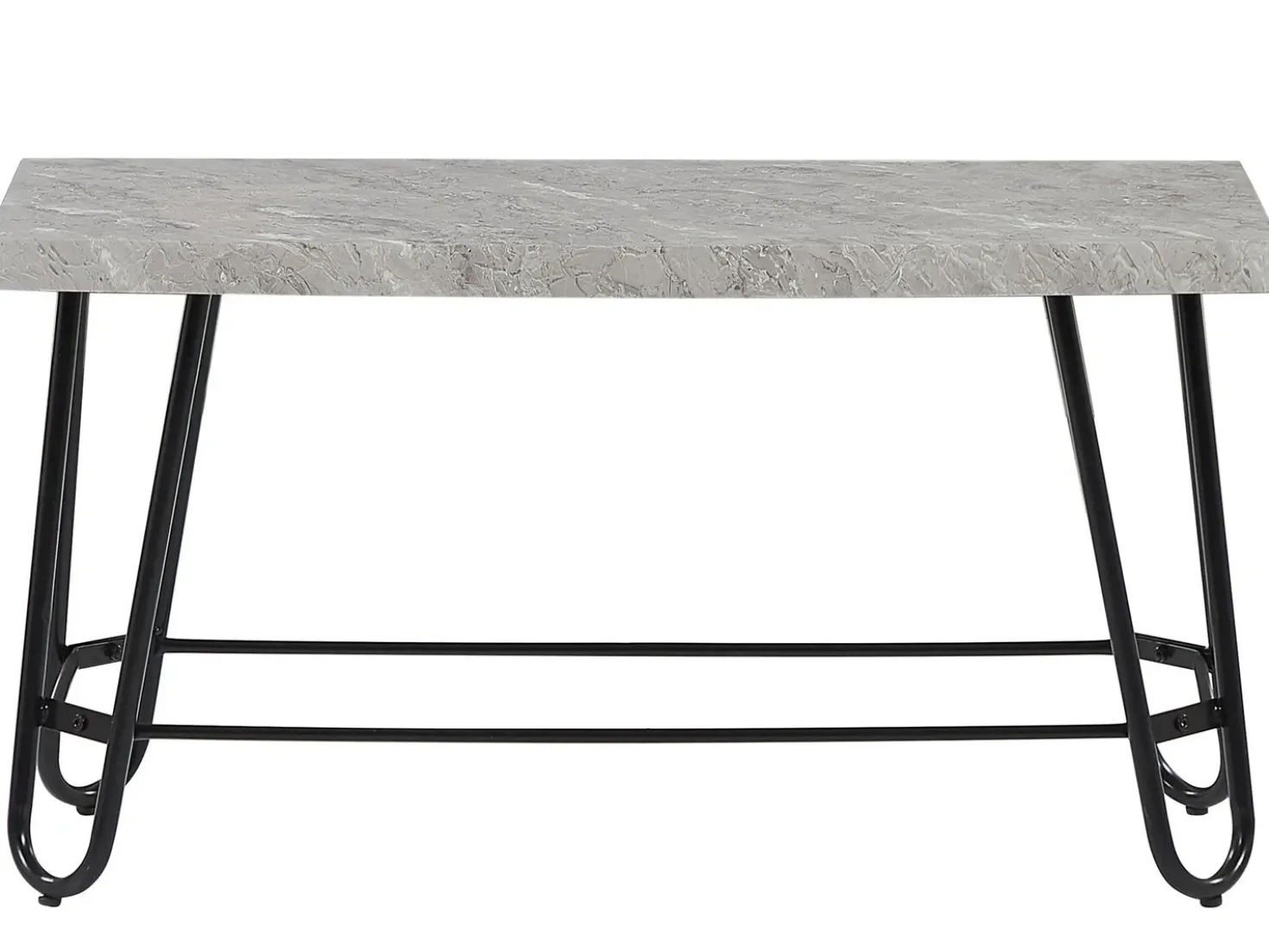 Set da pranzo KEMPTON Grigio chiaro 4 posti